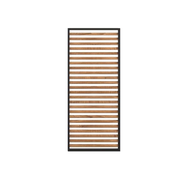 Como Pergola Single Louvre Panel (Three needed to create a full wall) - Wood Effect, To fit within 3m side