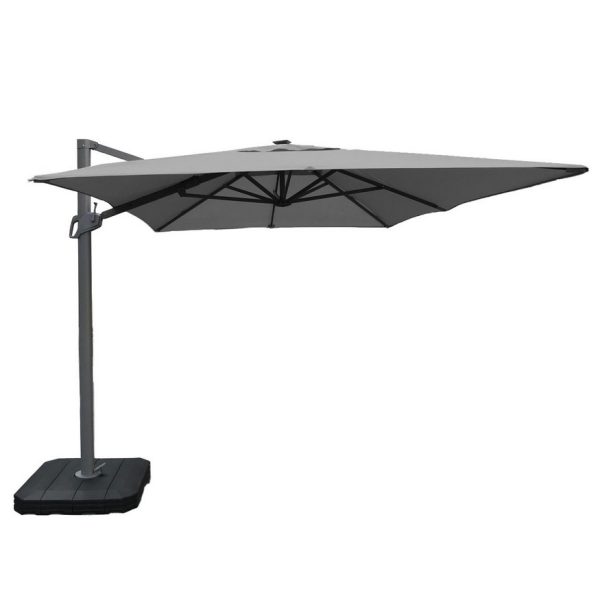 Atlas 2.4m x 3.3m Rectangular Rotating Cantilever Parasol