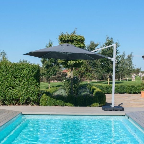Zeus 3.5m Round Rotating Cantilever Parasol