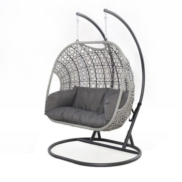 Ascot Rattan Hanging Double Chair